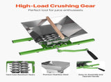 1.8 Gal/7L Fruit and Apple Crusher, Large Manual Grinder, Stainless Steel Fruit Scratter Pulper for V952-GJYZJLSBXG7LH0QABV0