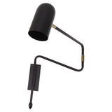 Swing Arm Wall Sconce Iron E27 E26 Adjustable Angle Modern Bedside Hardwired Reading Sconce for V1294-YM0901-3119230160711