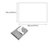 Queen Size Waterproof Mattress Protector - Hypoallergenic Quilted Pad with Elastic Straps, V1192-AZ-W-29949