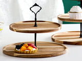 Wood Dessert Stand Rack Environmental Simple Vintage Wooden Dessert Display Tray Stand for Dessert V1294-YM0626-3118220331612
