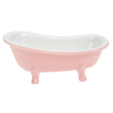 SWETRACE Bathtub Shaped Flower Pot Pink Ceramic 1Set 6.3x3.5x2.8in V1189-LWWAL-20260327-03366