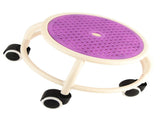 Round Rolling Low Stool Comfortable Universal Wheel Movable Mini Stool High Weight Capacity for Home V1294-YM0706-3116230016213