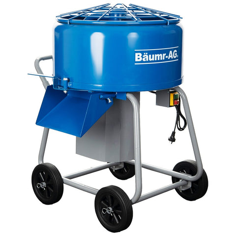 BAUMR-AG 100L Forced Action Pan Mixer, 1100W Electric Motor, Lightweight 58kg Design, for Mortar V219-TOLMSCBM1C0A