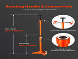 Underhoist Support Stand, 3/4 Ton Capacity Under Hoist Jack Stand, Lifting from 38.4 to 75.4 in, V952-QCSJJAQZJXSJVF5G8V0