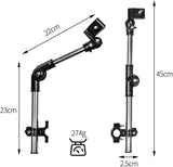 Bicycle Umbrella, Foldable offset umbrella, Double umbrella, for sunny or rainy days, With umbrella V1189-LC-HW-00197