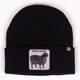 Goorin Sheep for Brains Beanie Hat Warm Winter Ski Animal Series - Black V563-107-0218-BLK