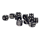 100-Pack White Six-Sided Dice for Party Game Puzzle V1237-ZY-506-0094