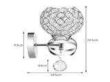 Modern Crystal Wall Lamp Bedside Night Light Bedroom Living Room Hall Lighting V1294-YM0722-JYA03270