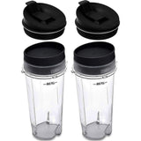16oz Blender Cup Ninja-Single Serve Cup with Lid and Seal Lid Plastic Juicer Cup Drinking Bottle V1369-AZ3-W-13967