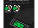 Accurate Electric Kitchen Scale,Coffee Scale with Timer High-precision Kitchen Scale Mini Electronic V1263-JX-2482