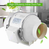 High Efficiency Inline Duct Fan Air Extractor Bathroom Kitchen Ventilation System 40W V1294-YM0901-GB-JY10737-01