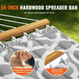 Two Person Hammock with Included Heavy Duty 480lb Capacity, Double Hammock with 12 FT Steel V952-HFDCHBSXHWTXK34ZTV0