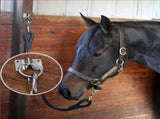 4PCS Cross Tie Ring for Horse,Block Hitching with Screws Horse Stall Stable V1259-DP01-A-5065