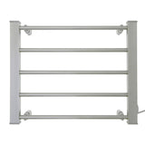 Pronti Heated Towel Rack Electric Bathroom Towel Rails EV-90- Silver PTR-EVA-90-SL