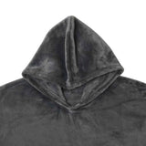 Accessorize Grey Super Soft Hooded Blanket Extra Large V442-HIN-BLANKET-HOODIE-GREY-L