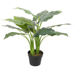 Artificial Potted Taro Plant / Elephant Ear 70cm V77-1159626