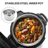 6L Pressure Cooker Inner Pot Rice Pressure Cooker Liner Stainless Steel Inner Pot Pressure Cooker L V1237-ZY-203-5283