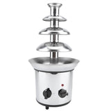 4 Tiers Electric Chocolate Melting Machine Fondue Maker Fountain V1294-YM0901-AU-JY12519