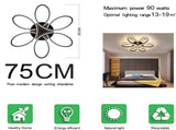 Modern LED Chandelier Light Fixture Dimmable Remote V178-39037