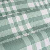 Ardor Ronan Green Plaid Jacquard Quilt Cover Set Queen V442-INT-QUILTCS-RONAN-GREEN-QS