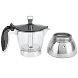 4 Cup Stainless Steel Coffee Maker Stovetop Moka Pot Coffee Maker Kitchen Supplies V1294-YM0901-3118210166711