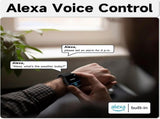 Smartwatch Voice Assistant Bluetooth Calling Health Monitoring Step Tracking Message Alerts/golden V1232-DHSB-IDW-003