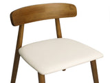 Levede 2x Dining Chairs Kitchen Chair Walnut CH1113-2-WA