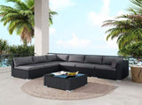 Veranda Fancy Grande Sofa Set V264-OTF-524S-BLK-AU-7PC