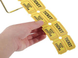 Portable Yellow Raffle Ticket Holder Set for Event Participation V1369-AZ3-W-20944