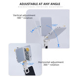 Rechargeable Clip Fill Light - 60 Leds 3 Light Modes Front & Back Clip A Type Blue V562-4059194060DBT