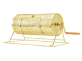 Raffle Drum, 11.6 x 7.48 inch Brass Plated Raffle Ticket Spinning Cage, Holds 2500 Tickets or 100 V952-CJGJS12YC0003G2KPV0