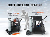 Welding Cart, 2-Tier Heavy Duty Welder Cart with Anti-Theft Lockable Cabinet, 265LBS Weight V952-ECDCHJTC265LB8FATV0