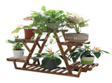 Upgraded Thick Wood Indoor Plant Stand with Flower Planter Shelves V767-ZJJ147-AU