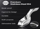 Gourmet Easy Break Proof Spoon Rest, Stainless Steel Spoon Holder, Spoon Rest for Stove Top V1376-SPOONR