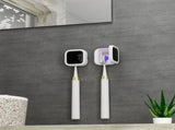 Portable UV-C Toothbrush Sterilizer with Auto-Disinfection & Heating Magnetic Wall Mountable Brush V1107-CS-ZWXYSJX