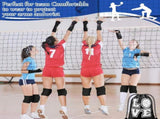 4 Pcs Volleyball Knee Pads Arm Sleeve Set, Forearm Elbow Sleeves with Wrist Guard Protection Pad V1370-AZ4-17741