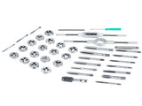 40Pcs M3-M12 Screw Nut Tap and Die Set with Wrenches and Thread Gauge Heavy Duty Hand Tools V1294-YM0722-JY04295