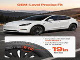 Hubcaps Wheel Covers for 2021-2024 Tesla Model Y, 19 Inch Set of 4 Wheel Rim Cover Hubcaps OEM Style V952-ZYLGGYGH4JTTN7Z35001V0