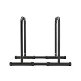 Everfit Dip Station Parallette Bars Home Gym Workout Stand Black PUB-A-SH02-BK