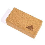 Adidas Yoga Cork Block Home Gym Fitness Exercise Pilates Tool Brick - Brown V563-ADYG-20100-CORK