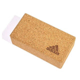 Adidas Yoga Cork Block Home Gym Fitness Exercise Pilates Tool Brick - Brown V563-ADYG-20100-CORK