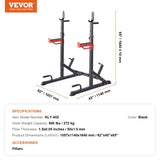 Squat Power Rack Adjustable Heavy Duty Barbell Weight Bench Press Stand V952-XXSDJ4182541OLCQRV0