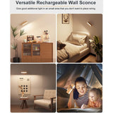 Applique Wall of Indoor in Wood, Lamp Wall of Chevet Lamp Wall Wireless a Chargement USB, V1237-MS-626-269