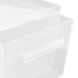 Face Towel Storage Box Bin Container Acrylic Facial Towels Holder with Drawer for Vanity Bathroom V1294-YM0901-3117250003511