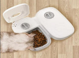 Timer Controlled Pet Feeder for Cats & Small Dogs Wet/Dry Food Style 2 V1263-JX-6856