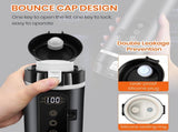DC 12V/24V Car Travel Electric Kettle, 500ml Car Heating Mug with Anti-Spill Lid, Leak-proof, 304 V1192-AZ-W-3340