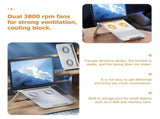 Back to School Laptop Stands for Desks White ABS Multipurpose 1Pack for Professionals V1370-AZ4-15235