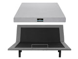 Artiss Double Bed Frame and Giselle Bedding Double Memory Foam Mattress Set, Electric Bed Base with EAB-8183-NOBLE-15-D
