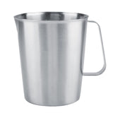 2000ml Large Stainless Steel Measuring Cup Mug Milk Frothing Pitcher Jug for Latte Coffee Art V1294-YM0727-JY09489