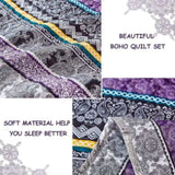 Aesthetic Quilted Bedspread and Pillowcases Set: Unify Your Bedroom's Look - Queen size V745-MAC080217Q13U